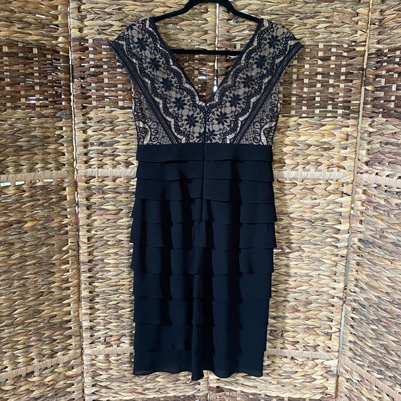 Adrianna Papell Black Lace Dress - Picture 3 of 5